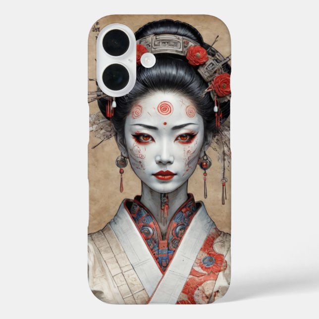 Cyborg geisha modern japan cover (Back)
