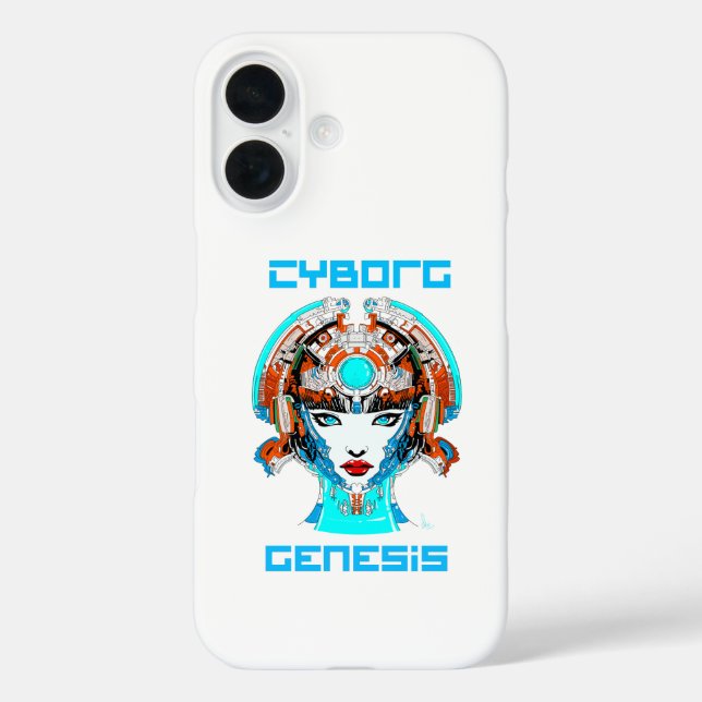 Cyborg Genesis Case-Mate iPhone Case (Back)