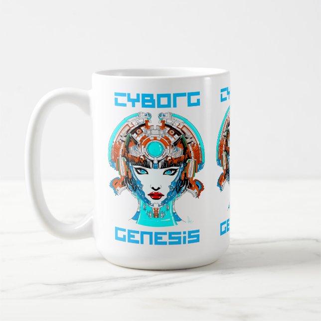 Cyborg Genesis Coffee Mug (Left)