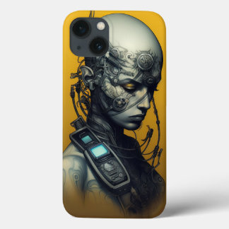 Cyborg Girl Cool Teen iPhone 13 Case