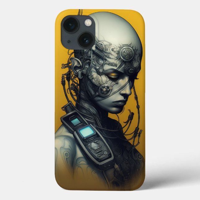 Cyborg Girl Cool Teen Case-Mate iPhone Case (Back)