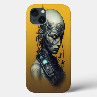 Cyborg Girl Cool Teen iPhone 13 Case
