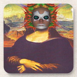 Cyborg Mona Lisa Coaster