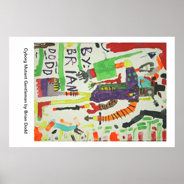 Cyborg Mutant Gentleman Poster (Front)