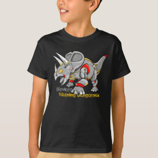 Cyborg Robot Machine Triceratops Dinosaur shirt