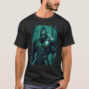 Cyborg Silverback Gorilla Graphic T-Shirt