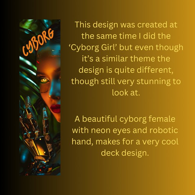 Cyborg  skateboard (Creator Uploaded)