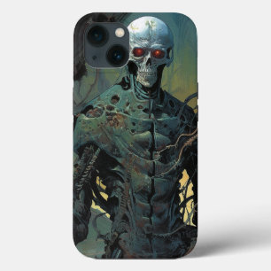 Cyborg Skeleton Futuristic Science Fiction iPhone 13 Case