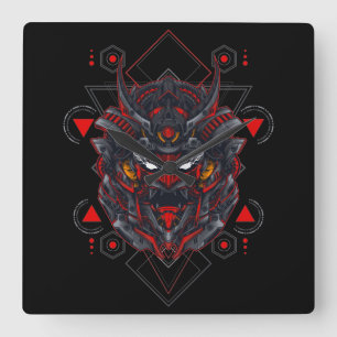 Cyborg Square Wall Clock