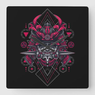 Cyborg Square Wall Clock
