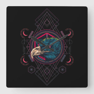 Cyborg Square Wall Clock