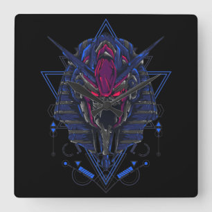 Cyborg Square Wall Clock