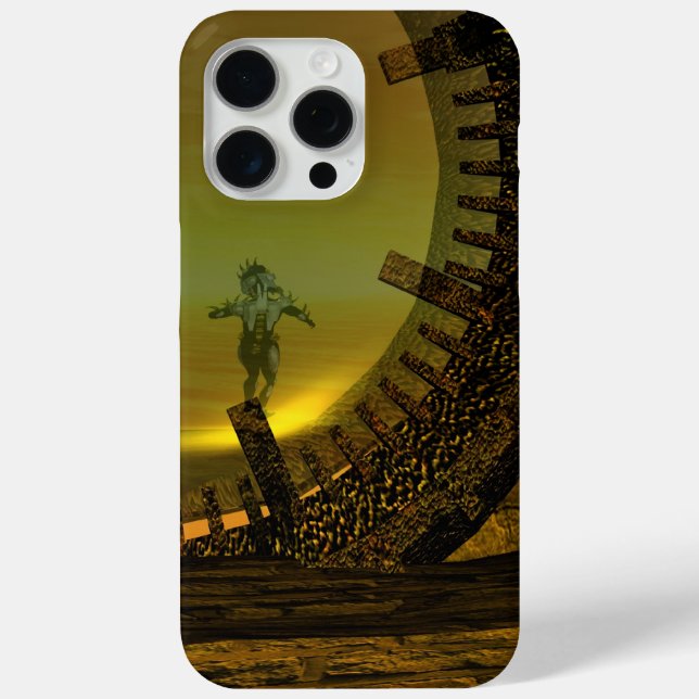 CYBORG TITAN,DESERT HYPERION Science Fiction Scifi Case-Mate iPhone Case (Back)