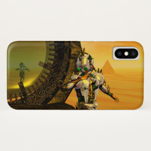 CYBORG TITAN,DESERT HYPERION Science Fiction Scifi iPhone X Case
