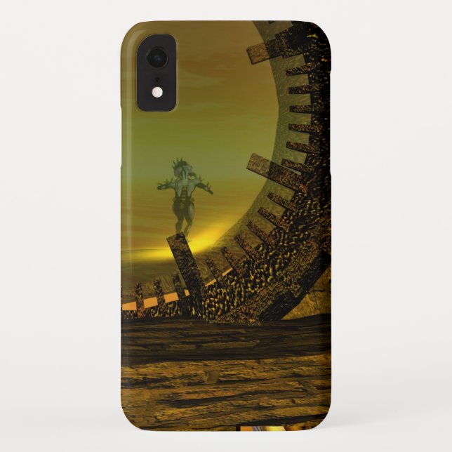 CYBORG TITAN,DESERT HYPERION Science Fiction Scifi Case-Mate iPhone Case (Back)