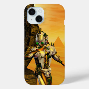 CYBORG TITAN,DESERT HYPERION Science Fiction Scifi iPhone 15 Case