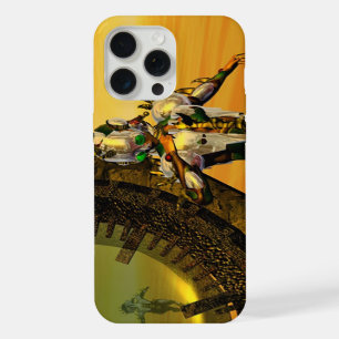 CYBORG TITAN,DESERT HYPERION Science Fiction Scifi iPhone Case