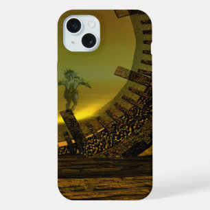 CYBORG TITAN,DESERT HYPERION Science Fiction Scifi iPhone Case