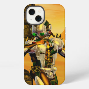 CYBORG TITAN,DESERT HYPERION Science Fiction Scifi iPhone Case