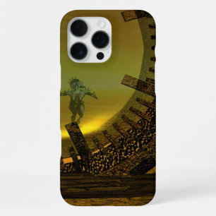 CYBORG TITAN,DESERT HYPERION Science Fiction Scifi iPhone Case