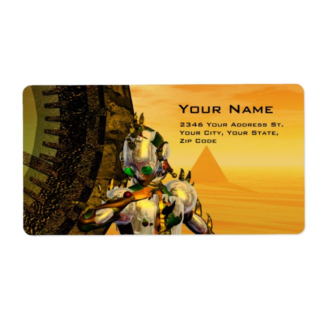 CYBORG TITAN IN HYPERION DESERT Sci-Fi (Front)