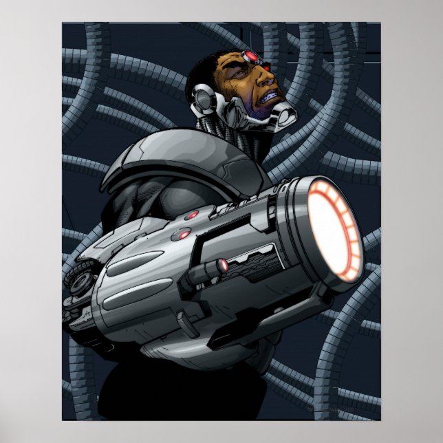 Cyborg & Weapon Bust Poster (Front)