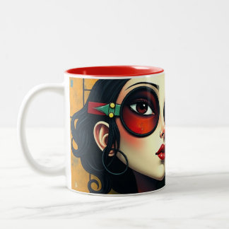 Cyborgs of Fashion Two-Tone Coffee Mug