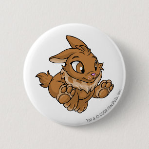 Cybunny Brown 6 Cm Round Badge