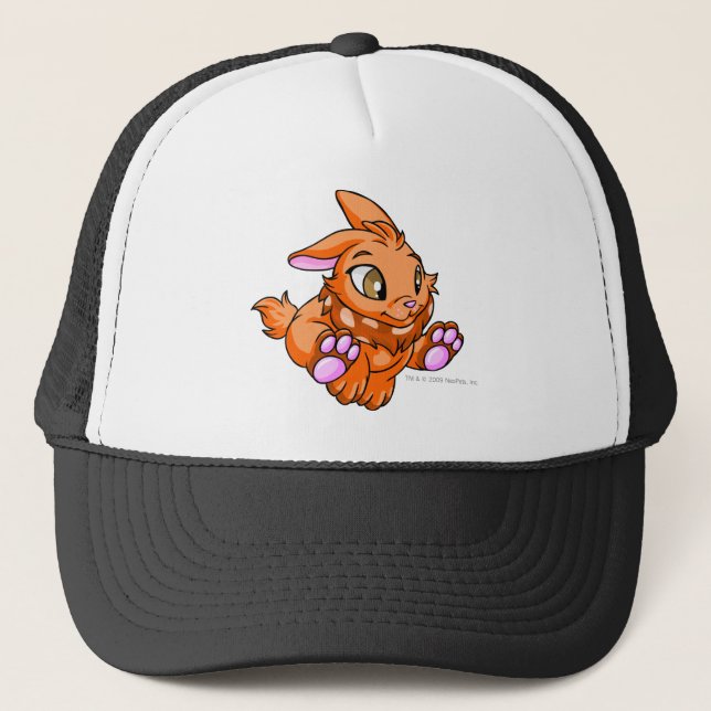 Cybunny Orange Trucker Hat (Front)