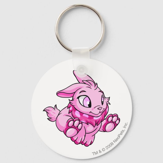 Cybunny Pink Key Ring (Front)