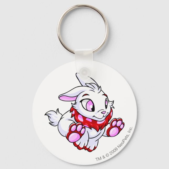 Cybunny Red Key Ring (Front)