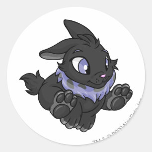 Cybunny Shadow Classic Round Sticker