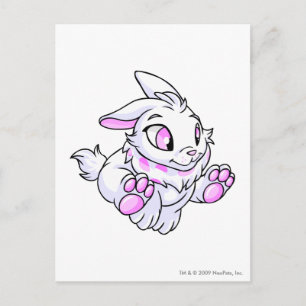 Cybunny White Postcard