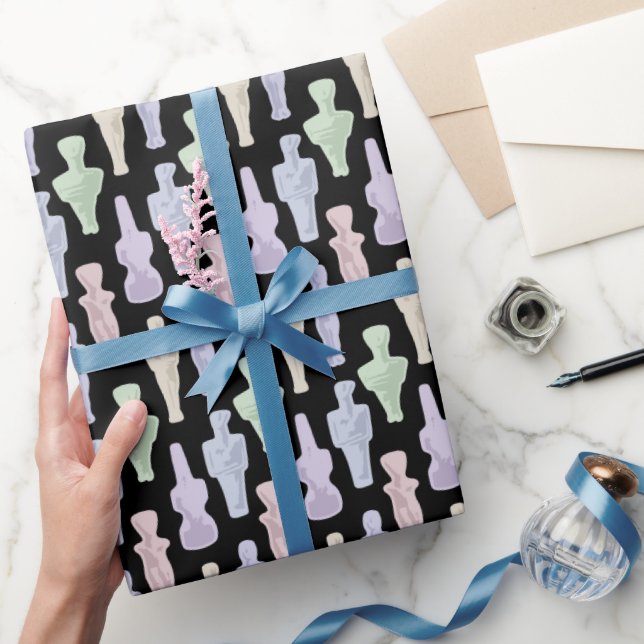 Cycladic Figurines Wrapping Paper (Gifting)
