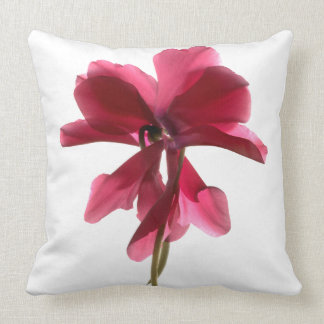 Cyclamen Dance Polyester Throw Pillow 20" x 20"