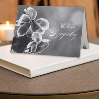 Cyclamen Flowers and Candle Illustration Sympathy