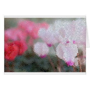 Cyclamen Flowers Mosaic