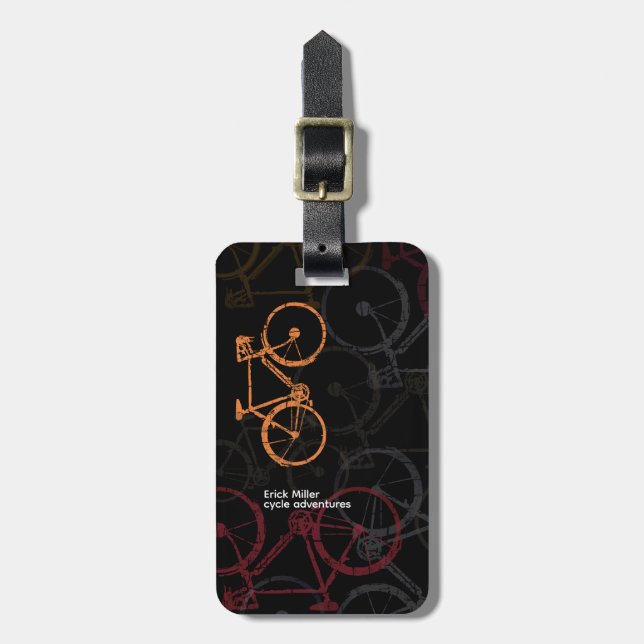 Cycle Bike Adventures Luggage Tag (Front Vertical)