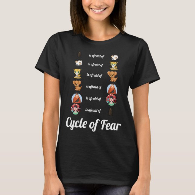 Cycle Of Fear Meme Cockroach To Cockroach T-Shirt (Front)