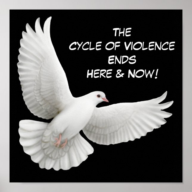 Cycle of Violence Ends Here Poster (Front)