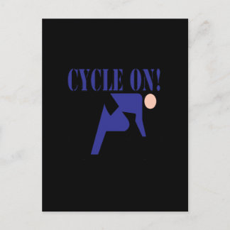 Cycle On Postcard