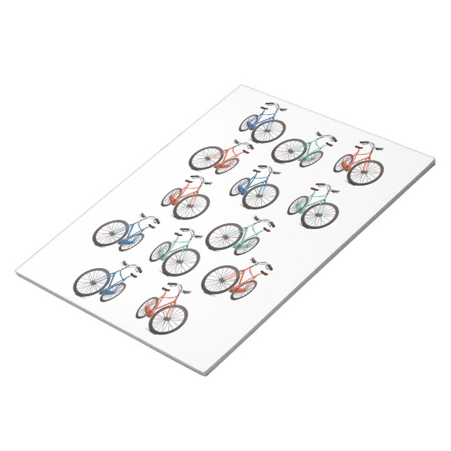 Cycle pattern notepad (Angled)