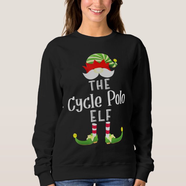 Cycle Polo Elf Group Christmas Pajama Party (Front)