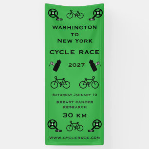 Cycle Race Finish Banner