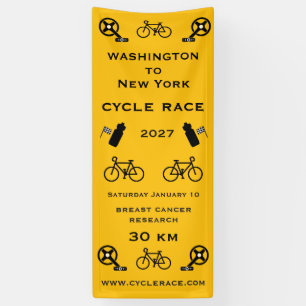 Cycle Race Finish Banner