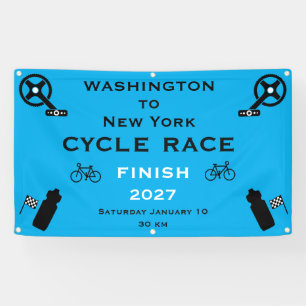 Cycle Race Finish Banner