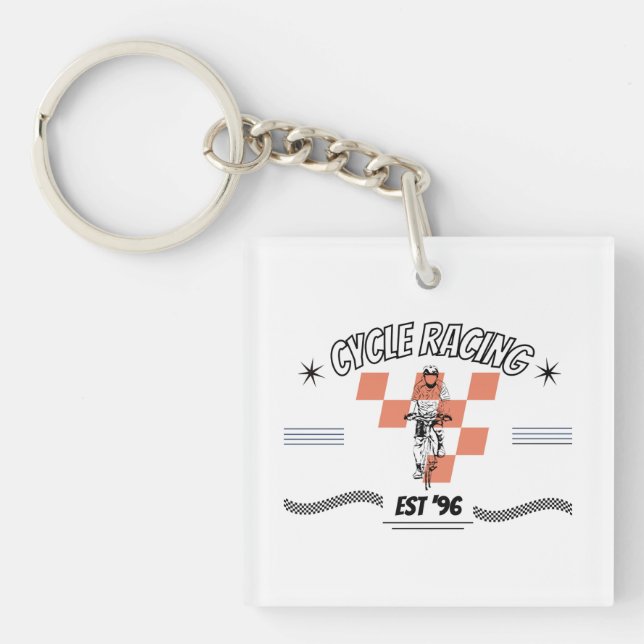CYCLE RACING KEY RING (Front)