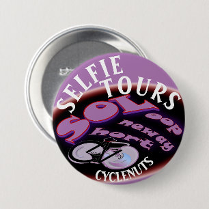 CycleNuts SOL Selfie Tours 7.5 Cm Round Badge