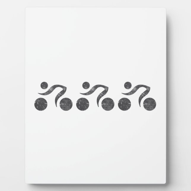 Cyclers in Gray Plaque (Front)