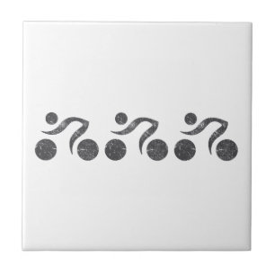 Cyclers in Grey Tile